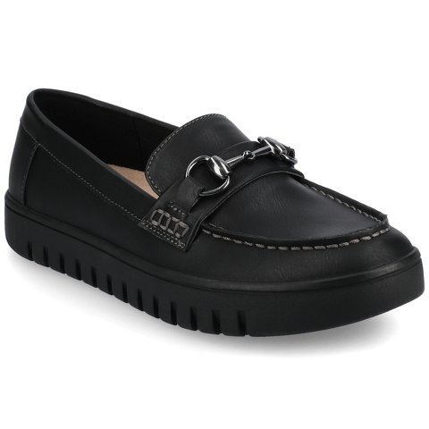 Женские туфли Journee Collection Journee Women's Kaya Bit Loafer, Black 10