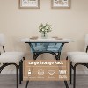 Dining Table Set for 4, Kitchen Table and Chairs Set of 4 with Boucle Chairs, Small Kitchen Table Set for 4, Modern Rectangular Dining Table - 4 of 4