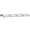 vidaXL Door Canopy Gray and Transparent 39.4 in.x31.5 in. Polycarbonate - 2 of 4