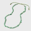 Semi-Precious Jade and Mixed Beading Adjustable Necklace - Universal Thread™ - 3 of 4