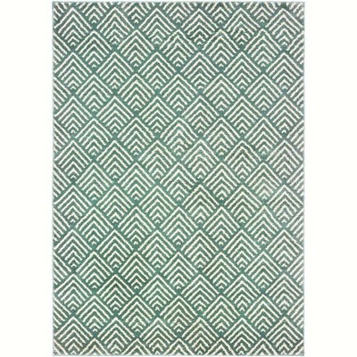 Oriental Weavers Carson 9667C Blue/ Ivory Indoor Area Rug - 3'10" x 5'5"