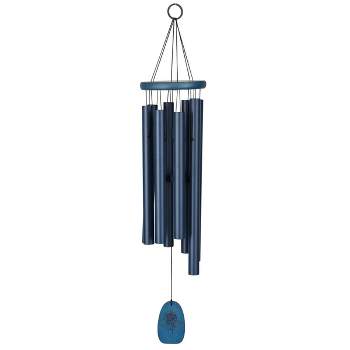 Woodstock Wind Chimes Signature Collection, Chimes of Provence, 26'' Silver Wind Chime CPS