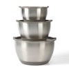 Martha Stewart Rhinewell 6-Piece Mirror Polish Stainless Steel Mixing Bowls w/ Lid and Non-Slip Base - 4 of 4