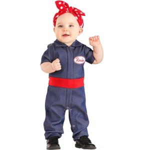 HalloweenCostumes.com Rosie the Riveter Infant Costume - 1 of 3