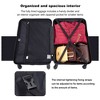 Summit Adventure 3-Piece Pc+Abs Lightweight Suitcase With Two Hooks - 3 of 4