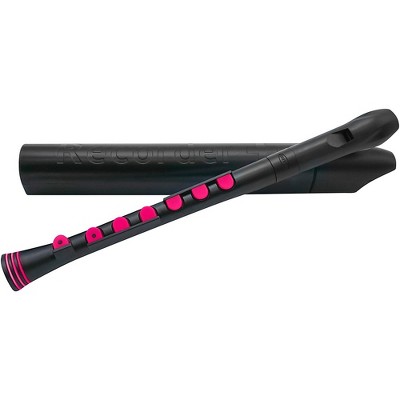 Nuvo Recorder+ German Fingering With Hard Case Black/Pink