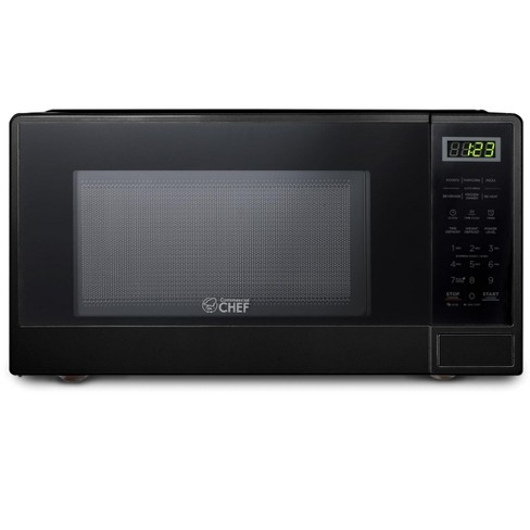 COMMERCIAL CHEF 0.9 Cubic Foot Microwave with 10 Power Levels