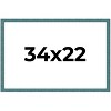 PosterPalooza | Simple Blue Picture Frame - UV Acrylic, Backing Board, Hanging Hardware Included - 2 of 4
