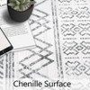 Boho Machine Washable Area Rug Modern Geometric Non-Slip Accent Rug Farmhouse Carpet - 4 of 4
