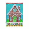 Evergreen Gingerbread Home Sweet Home Applique Garden Flag 12 x 18 Inches Indoor Outdoor Decor - 2 of 4