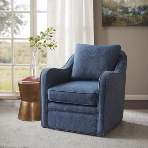 Mitchell Wide Seat Swivel Armchair - Madison Park - 1 of 4