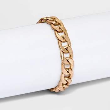 Curb Chain Bracelet - Universal Thread™ Worn Gold