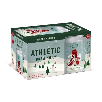 Athletic Brewing Winter Wonder Amber Ales Beer - 6pk/12 fl oz Cans