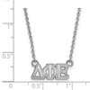 Black Bow Jewelry Sterling Silver Delta Phi Epsilon Greek Life Necklace 18 Inch - 3 of 4