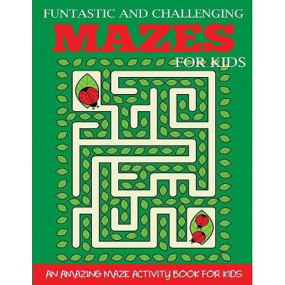 Funtastic and Challenging Mazes for Kids - (Maze Books for Kids) by  Dp (Paperback)