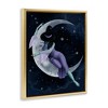 Stupell Industries Moon Witch Starry Night Sky Floating Frame Canvas Art - 2 of 4