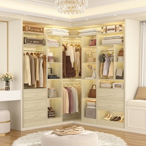 Aheaplus Freestanding Closet Organizer System with 5 Drawers & 12 Shelves - 1 of 4