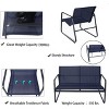 Kozyard 4-Piece Outdoor Patio Furniture Conversation Set – Durable Powder-Coated Metal Frame, Perfect for Front Porch, Balcony, or Backyard - 4 of 4