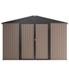 CAVINAS Outdoor Storage Shed with Lockable Doors Weatherproof Garden Shed for Garden, Lawn - 2 of 4
