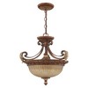 Livex Lighting Villa Verona 3 - Light Pendant in  Verona Bronze/Aged Gold Leaf - 3 of 4