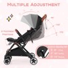 Infans Lightweight Baby Stroller Aluminium Frame w/ Net for Travel Black - image 4 of 4