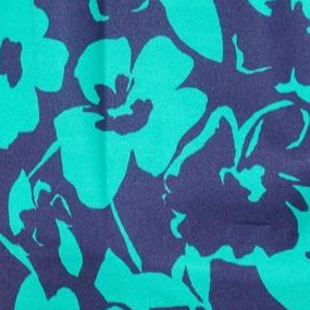 clover green mono floral
