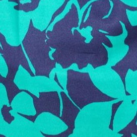 clover green mono floral