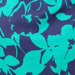clover green mono floral