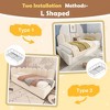 Lycvki Twin Size Velvet Daybed Bed Frame with Storage - 4 of 4