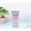 Silver Buffalo Peppa Pig Expressions 20-Ounce Carnival Cup With Lid and Straw - 4 of 4