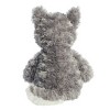Aurora Medium Husky Tubbie Wubbies Snuggly Stuffed Animal Gray 12" - 4 of 4