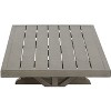 PAGED Contemporary Wood Outdoor Table Rectangle Patio Dining Table with Rot-resistant Build for Patio, Poolside, Courtyard - 4 of 4