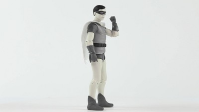 McFarlane Toys DC Retro Batman 66 6" Figure - Robin (Black and White TV Variant), 2 of 12, play video