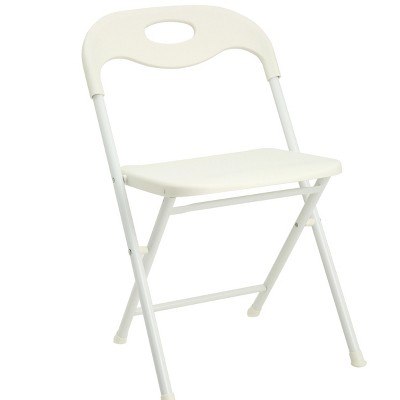 GlasFlength Accent Chairs Elegant Armless Chair Modern Side Chair Swivel Accent Chair Framed Chair for Room, White, 19.47"*17.5"*28.89"