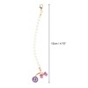 Unique Bargains Pearl Chain Bow Water Cup Pendant 1 Pc - 2 of 4