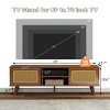 59" Mid Century Modern Rattan TV Stand with Power Outlets and Sliding Doors for 70 Inch TV,Living Room,Bedroom-Baofuwish - 4 of 4