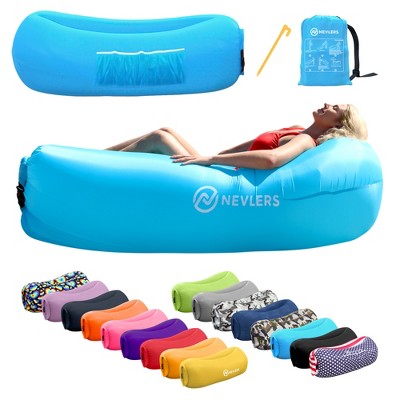 Nevlers Tear-resistant Inflatable Loungers - Blue : Target