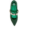 Flavia Diamante Brooch Glitter Women Ballerinas - 4 of 4