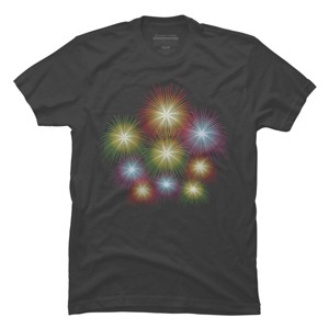 Men's Design By Humans July 4th Fireworks Display By  T-Shirt - 1 of 2