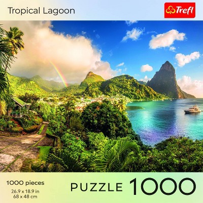 Trefl Sunsets Tropical Lagoon Jigsaw Puzzle 1000pc