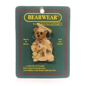 Boyds Bears Resin 2.5 Inch Bailey The Graduate Pin Teddy Bear School Figurines - 1 of 2
