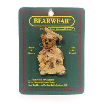 Boyds Bears Resin 2.5 Inch Bailey The Graduate Pin Teddy Bear School Figurines
