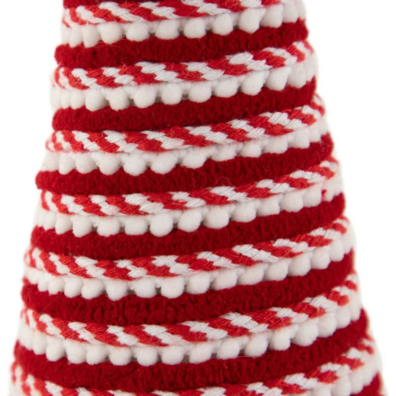 Northlight 0.8 FT Red and White Candy Cane Swirled Christmas Cone Tree, 5 of 7