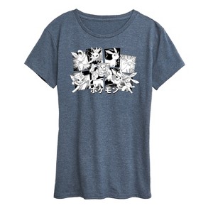 Women's - Pokémon - Eeveelutions Eevee Short Sleeve Graphic T-Shirt - 1 of 4