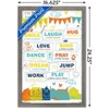 Trends International I'm Happy Framed Wall Poster Prints - 3 of 4