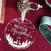 2025 Party Decorations-Glass Christmas Tree Hanging Ornament Holiday Xmas Ornaments Christmas Decorations Decor Home Indoors - 2 of 4