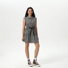 Women's Mini Cap Sleeve Elastic Waistband Mini Dress - Wild Fable™ Black Gingham - 4 of 4