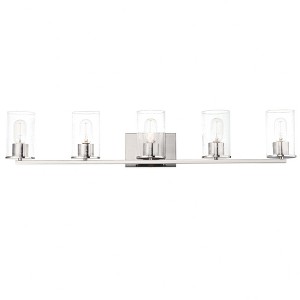 Maxim Lighting Sleek 5 - Light Vanity in  Satin Nickel - 1 of 4