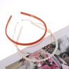 Unique Bargains Women's Solid Color Hairband 1 Set - 3 of 4