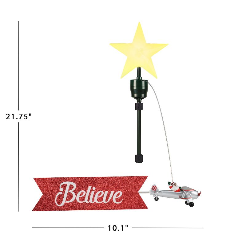 Mr. Christmas Animated Tree Topper with Banner, 5 of 7